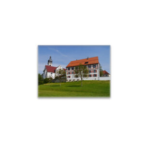 raxxa Glas-Magnet: Stadtpanorama Ehingen mit Herz-Jesu-Kirche