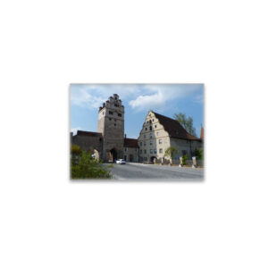 raxxa Glas-Magnet: Nördlinger Tor in Dinkelsbühl
