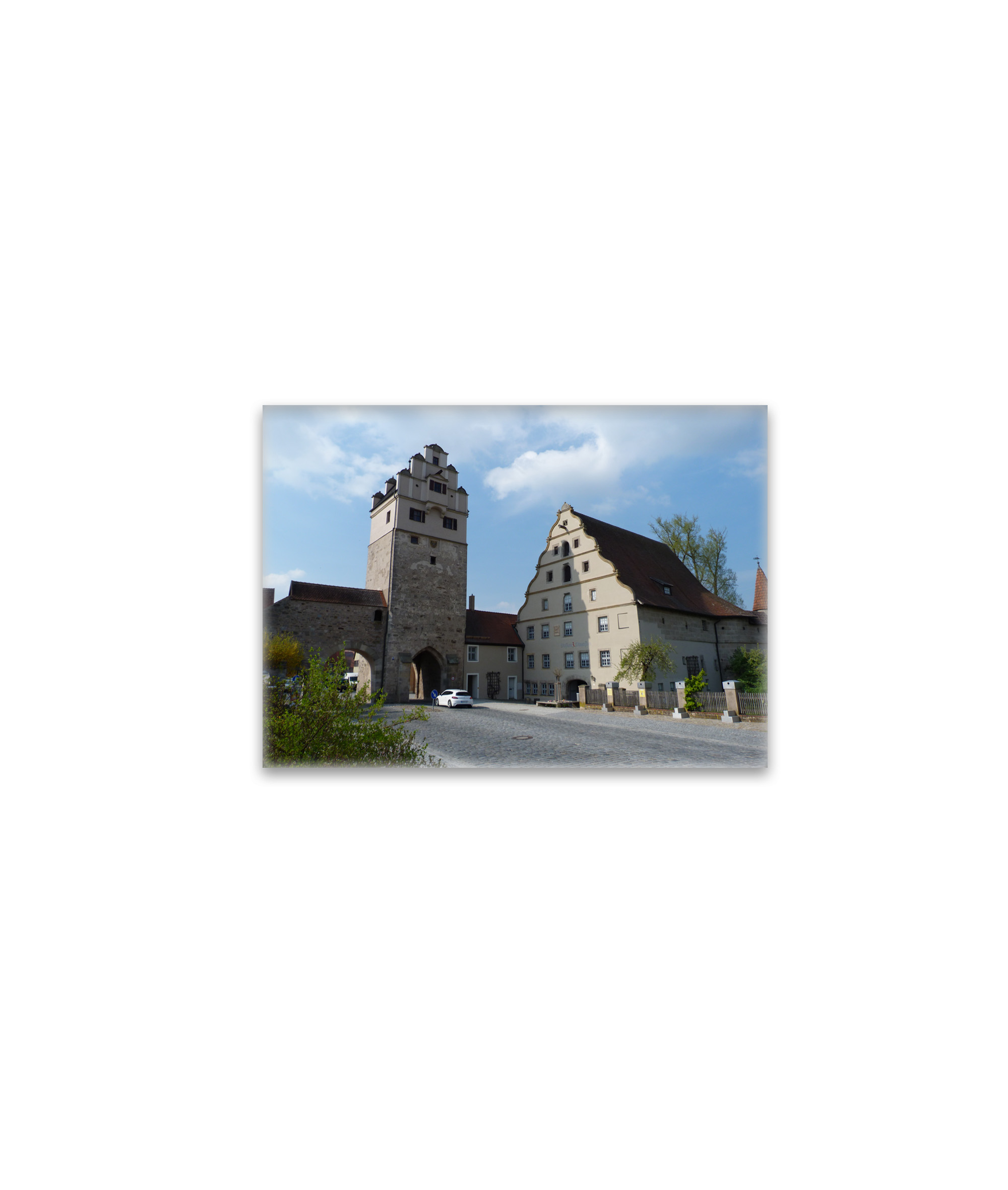 raxxa Glas-Magnet: Nördlinger Tor in Dinkelsbühl