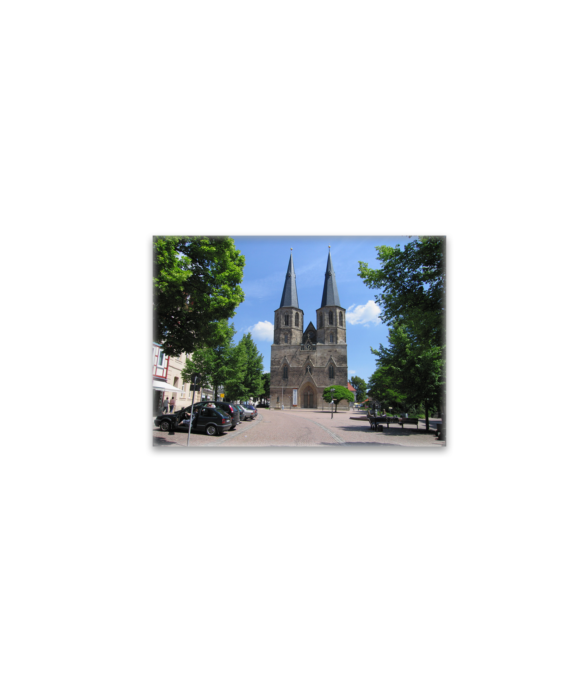 raxxa Glas-Magnet: Oberkirche in Duderstadt