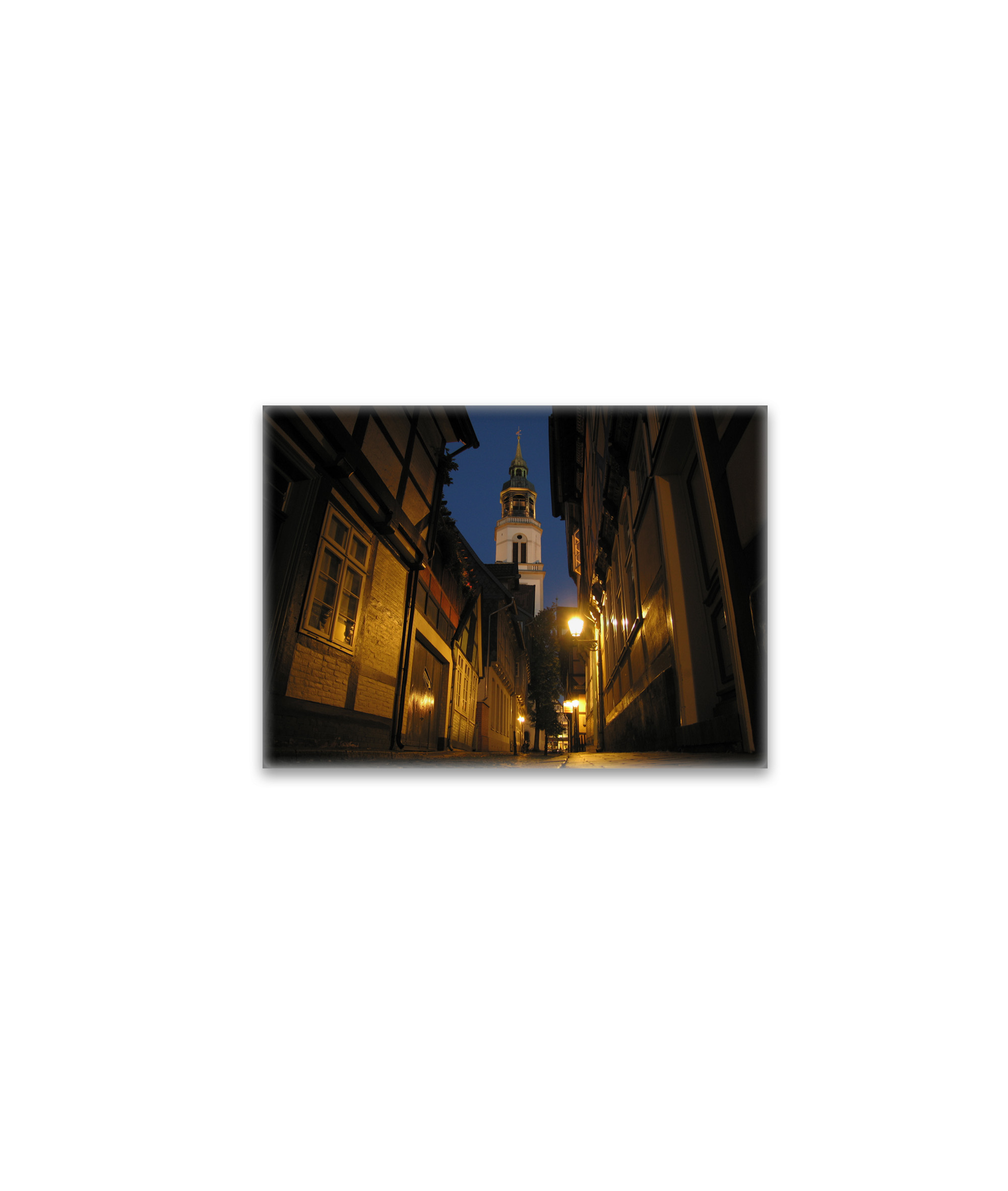 raxxa Glas-Magnet: Altstadt Celle bei Nacht