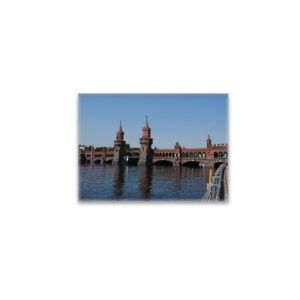 raxxa Glas-Magnet: Berlin Oberbaumbrücke Spree