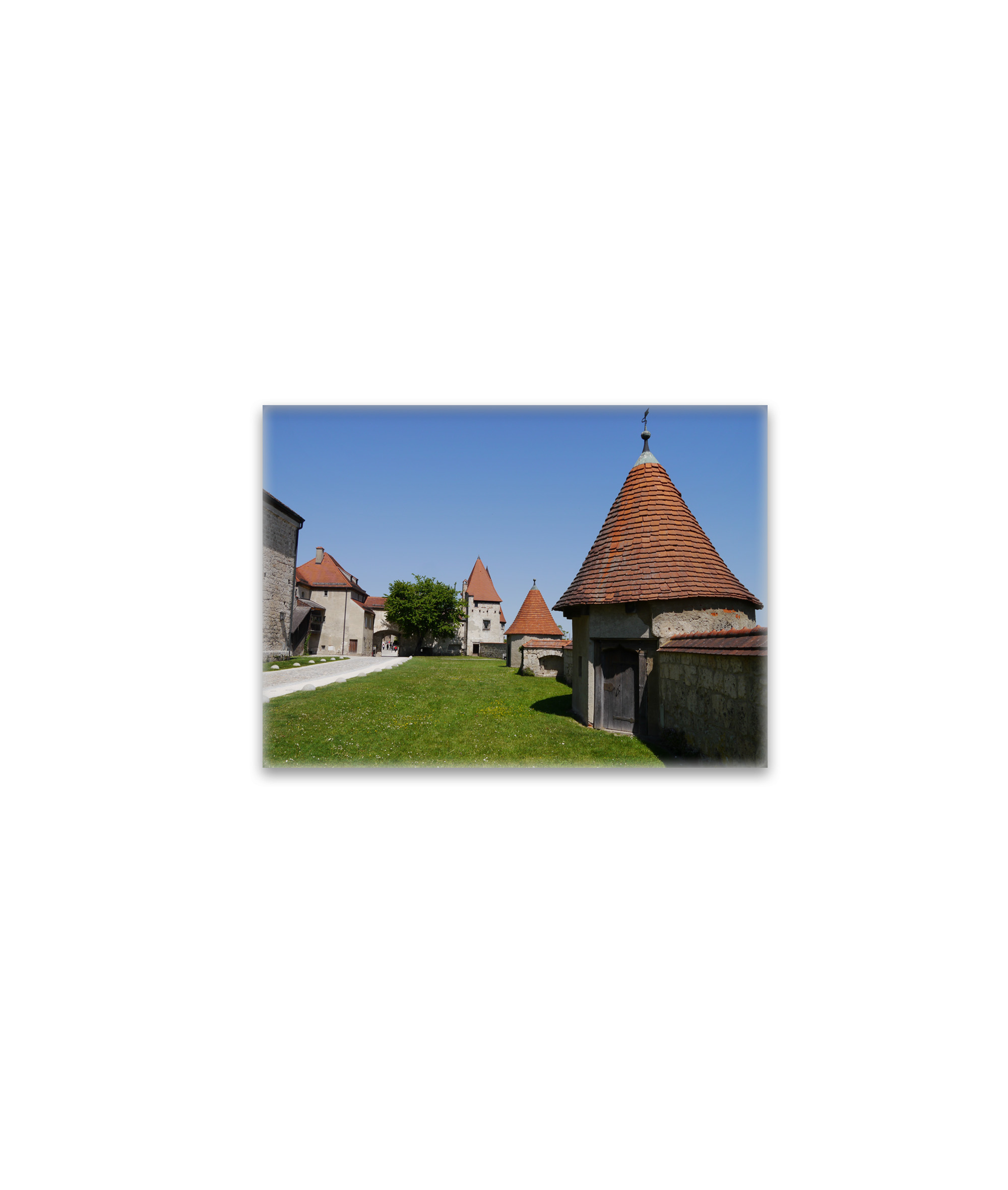 raxxa Glas-Magnet: Burg Burghausen