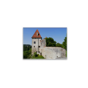 raxxa Glas-Magnet: Burghausen Burgmauer