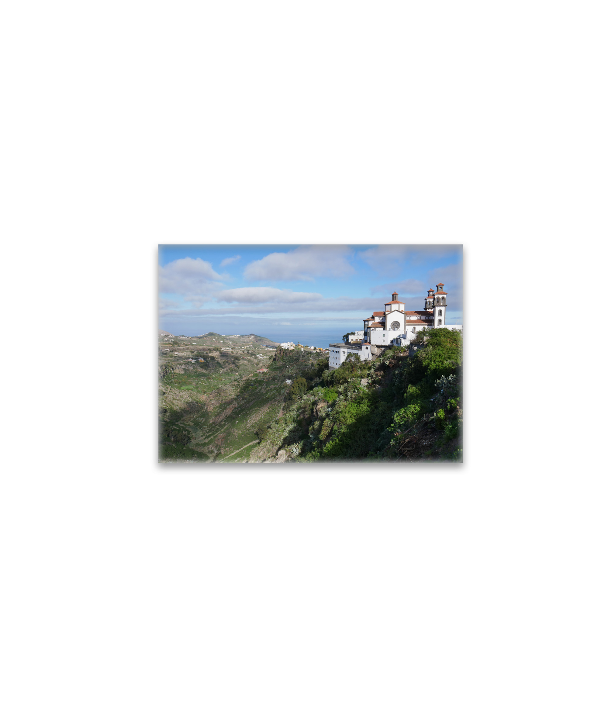 raxxa Glas-Magnet: Gran Canaria die Kirche von Moya