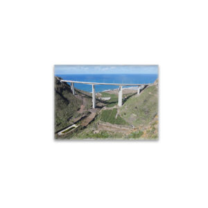 raxxa Glas-Magnet: Gran Canaria, Autobahnbrücke bei Moya