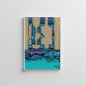 raxxa Glas-Magnet: Rivers in space