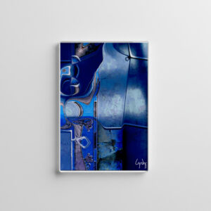 raxxa Glas-Magnet: Metallic blue