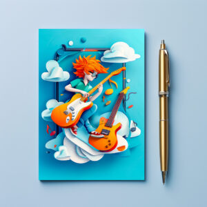 raxxa Postkarte: Future Rockstar Dream for Kids