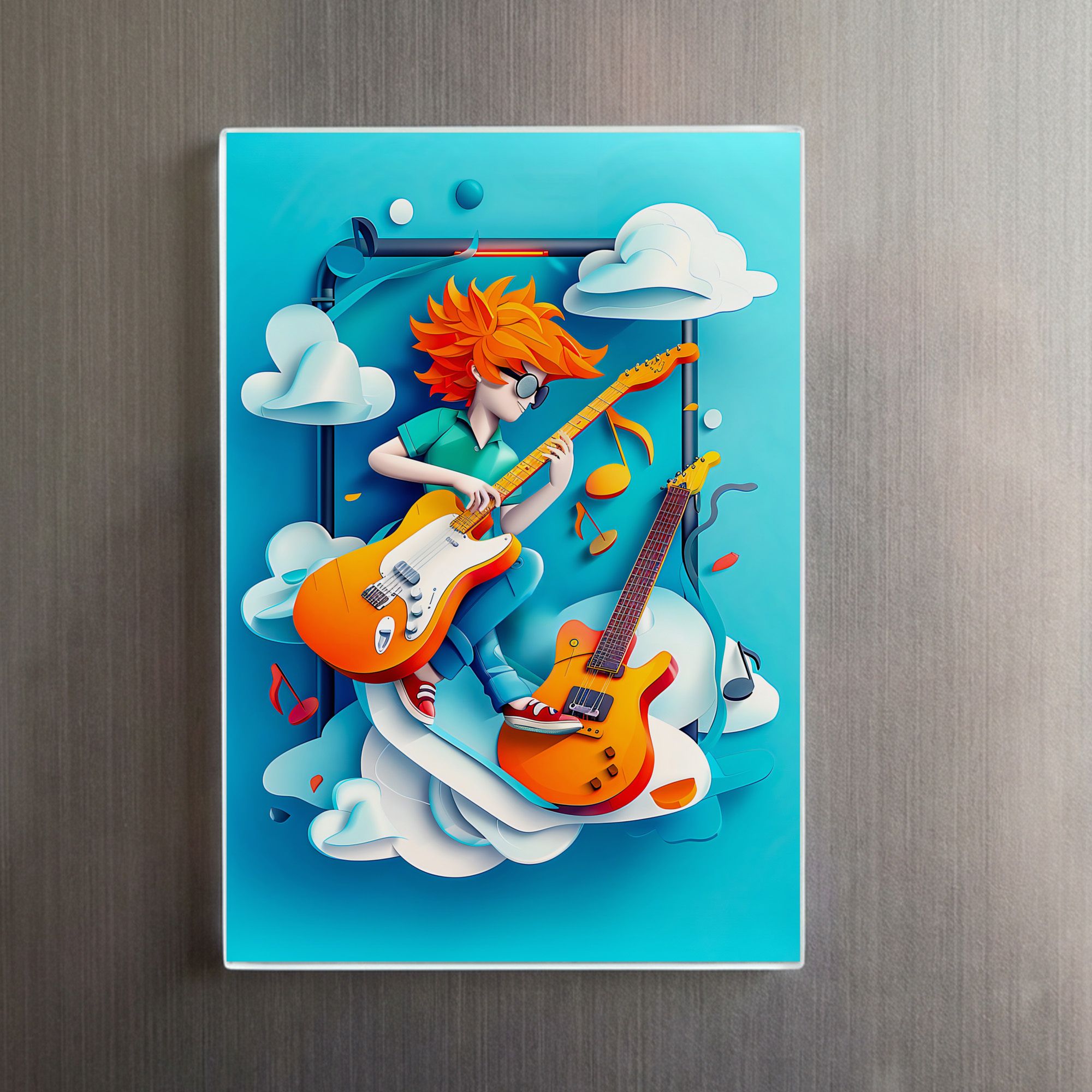 raxxa Glas-Magnet: Future Rockstar Dream for Kids - Imagen 2