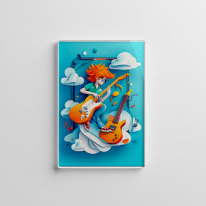 raxxa Glas-Magnet: Future Rockstar Dream for Kids