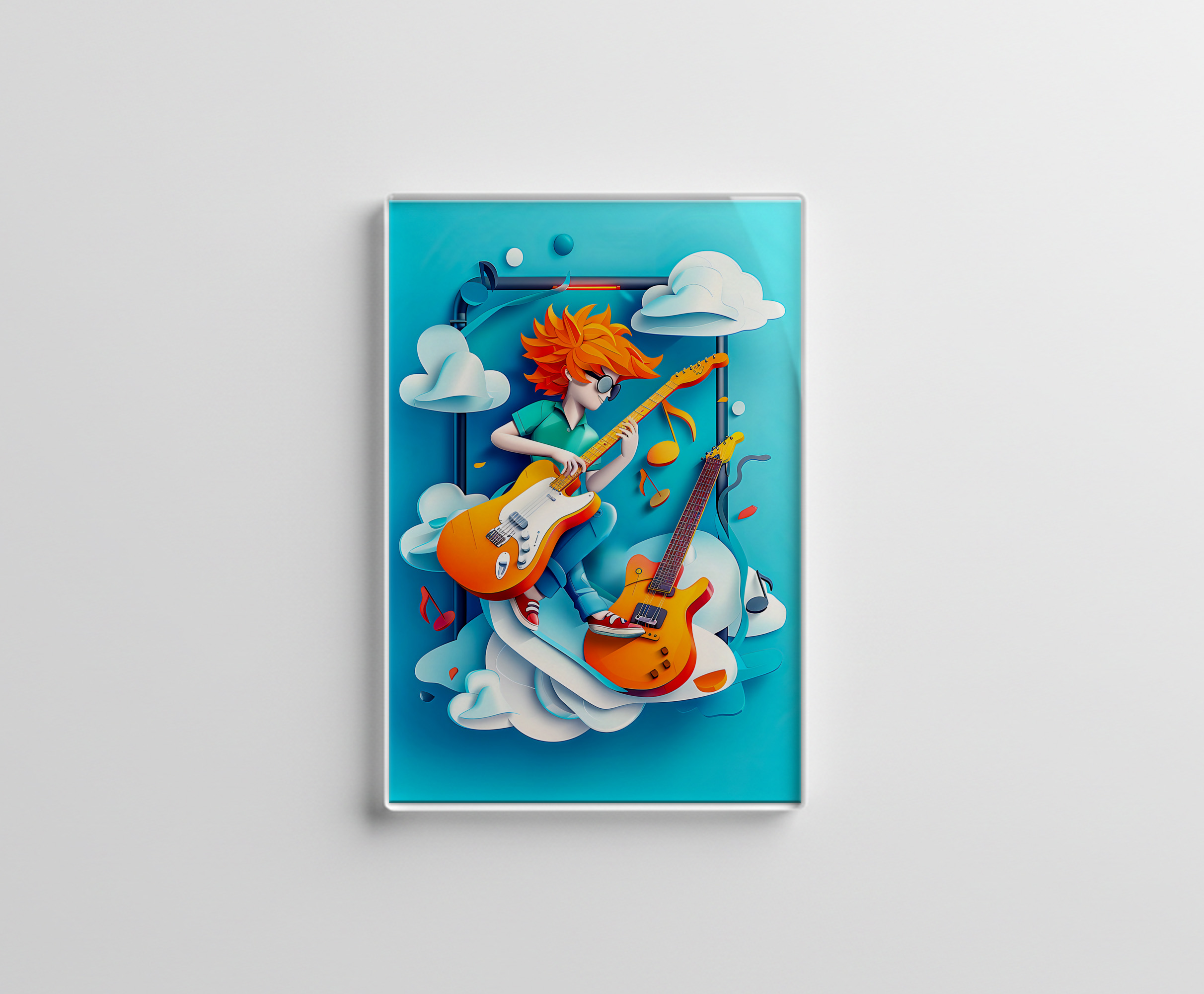 raxxa Glas-Magnet: Future Rockstar Dream for Kids