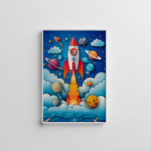 raxxa Glas-Magnet: Future Astronaut Dream for Kids