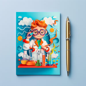 raxxa Postkarte: Future Chemist Dream for Kids