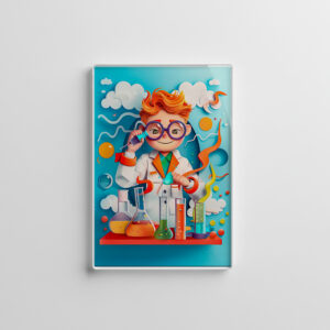 raxxa Glas-Magnet: Future Chemist Dream for Kids
