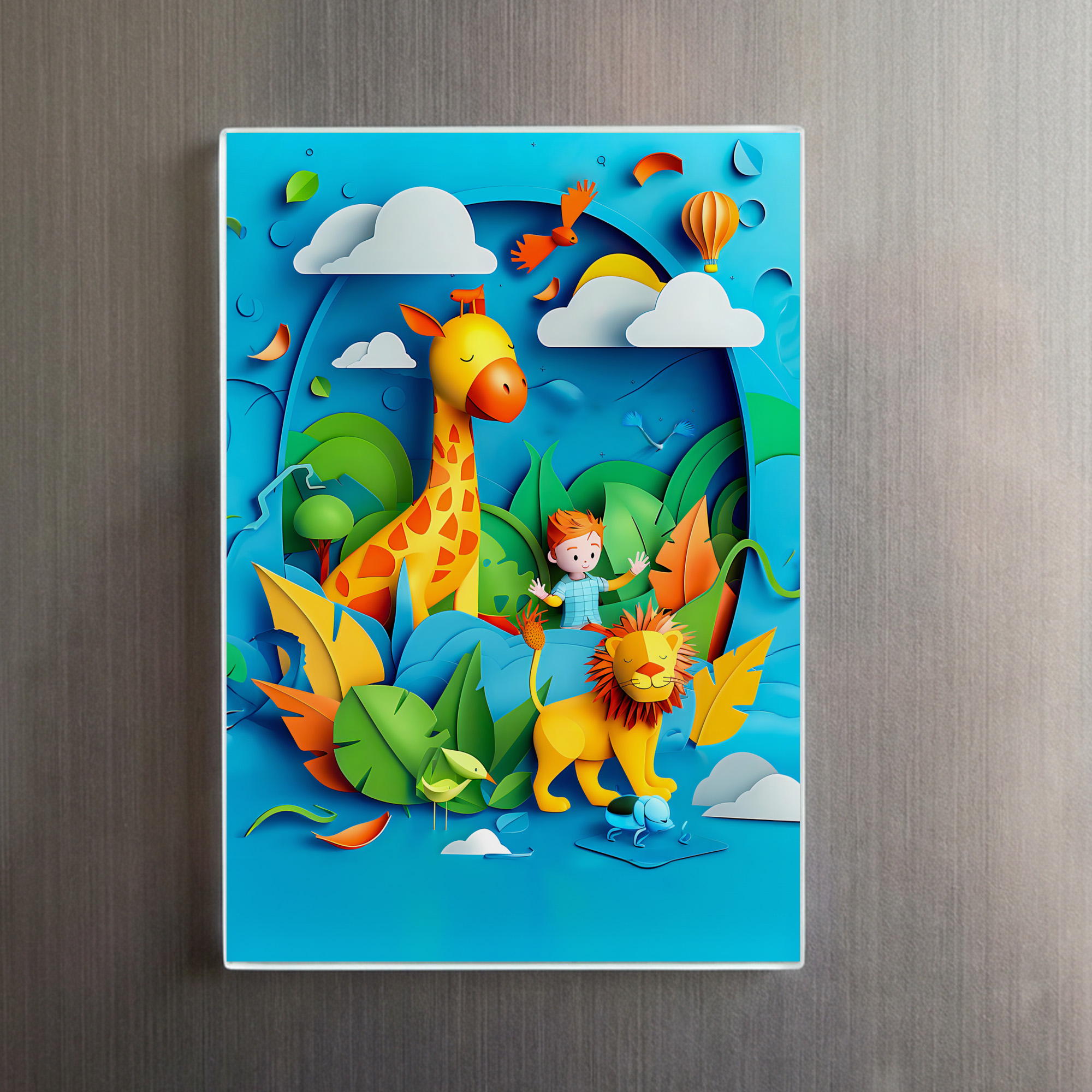 raxxa Glas-Magnet: Future Wildlife Explorer Dream for Kids – Bild 2