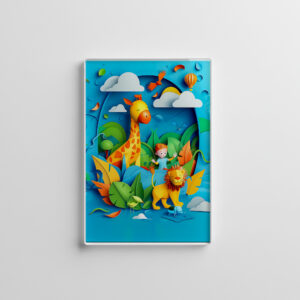 raxxa Glas-Magnet: Future Wildlife Explorer Dream for Kids