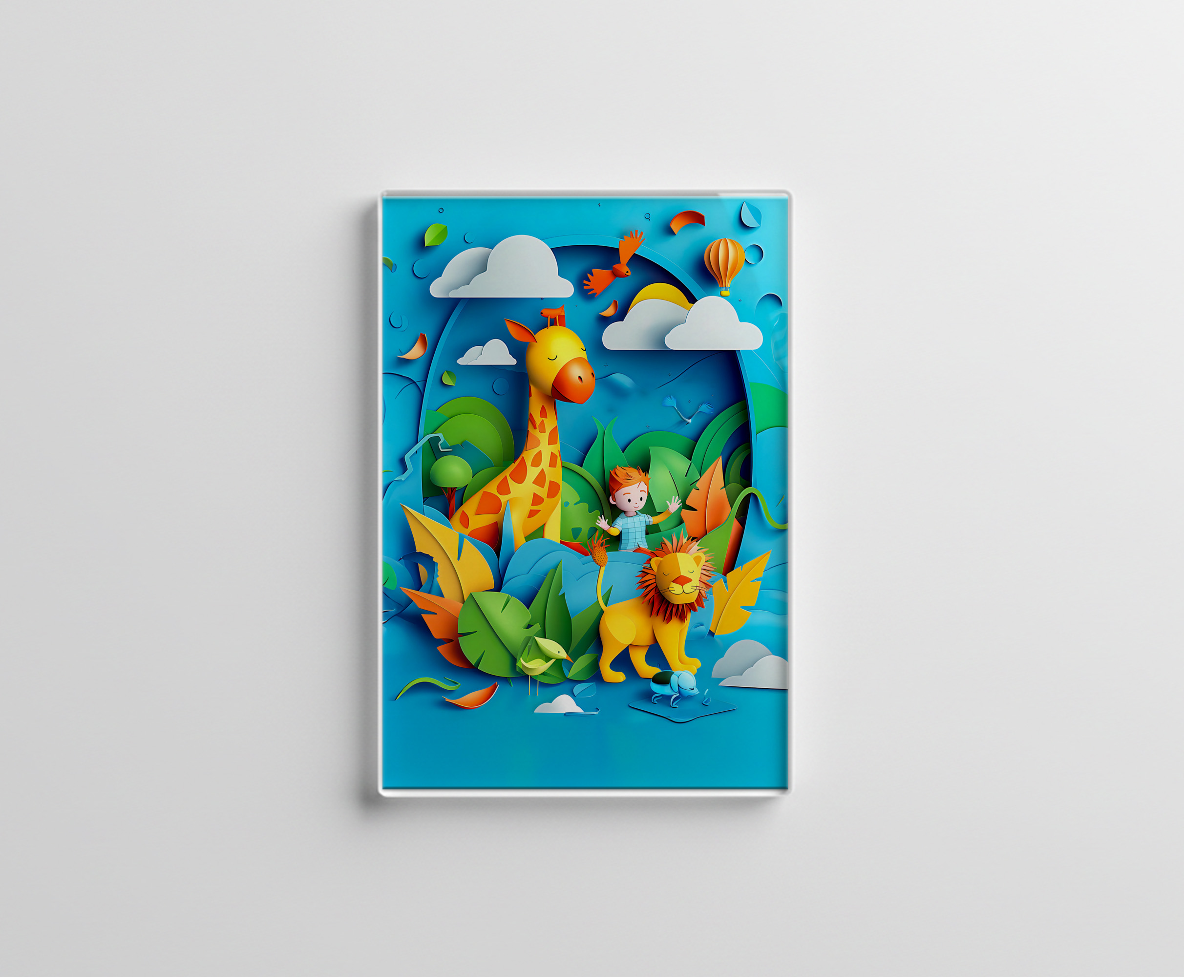 raxxa Glas-Magnet: Future Wildlife Explorer Dream for Kids