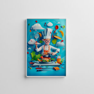 raxxa Glas-Magnet: Future Star Chef Dream for Kids