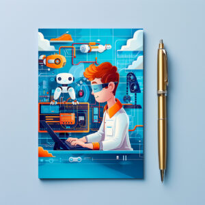 raxxa Postkarte: Future AI  Robotics Dream for Kids