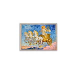 raxxa Glas-Magnet: Apollo in Sun Chariot Holding a Golden Harp