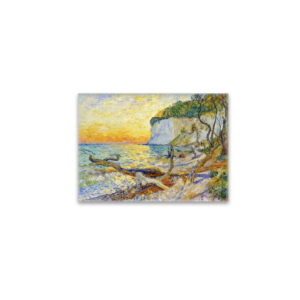 raxxa Glas-Magnet: Impressionist Cliffs on Ruegen Island with Baltic Shoreline