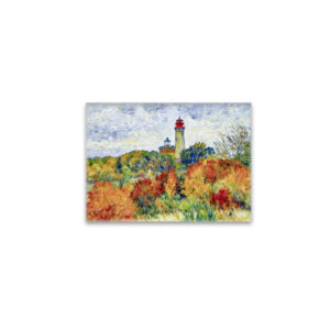 raxxa Glas-Magnet: Impressionist Autumn Scene at Kap Arkona Lighthouse on Ruegen Island