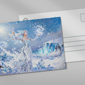 raxxa Postkarte: Chione Goddess of Snow and Ice