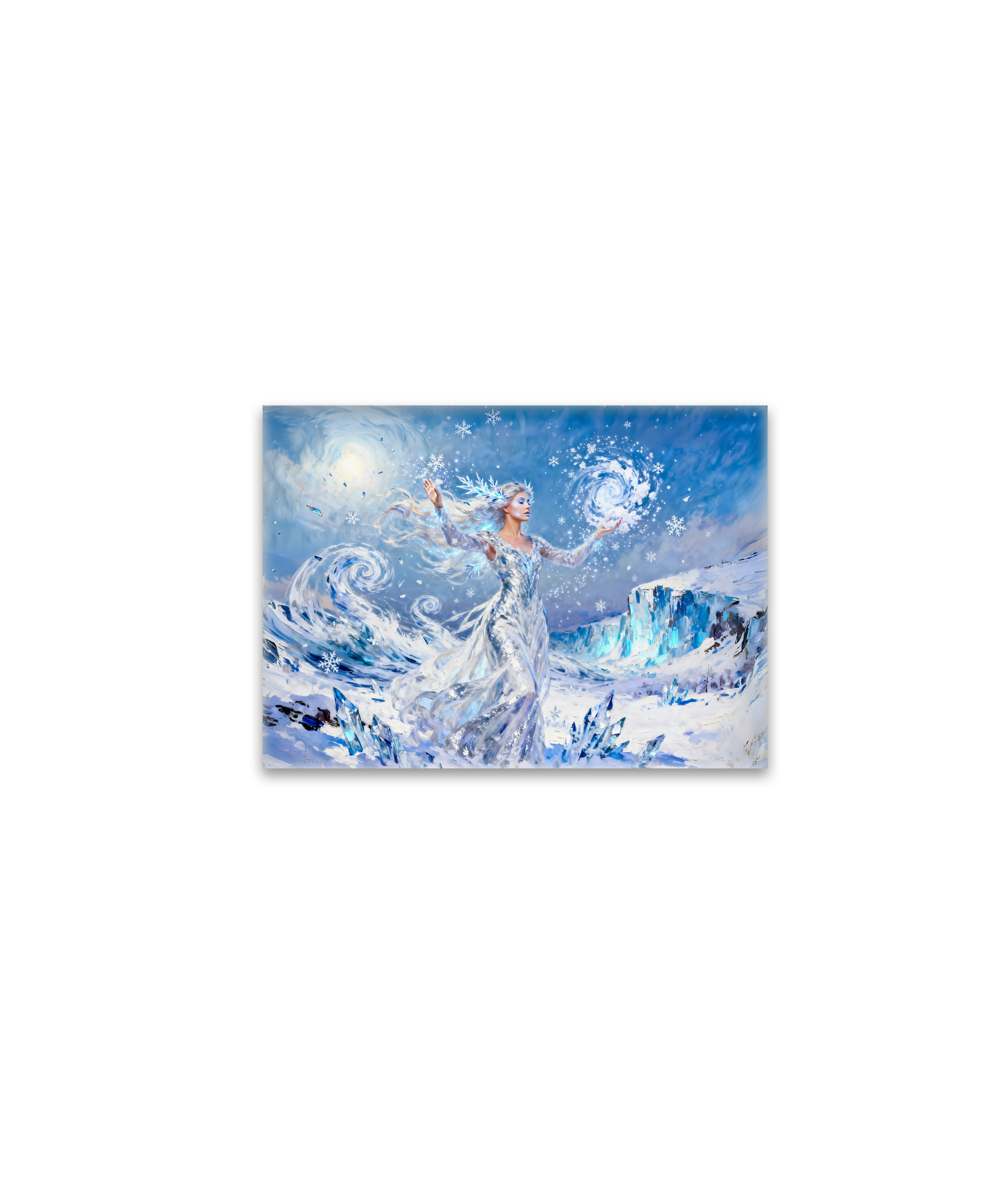 raxxa Glas-Magnet: Chione Goddess of Snow and Ice