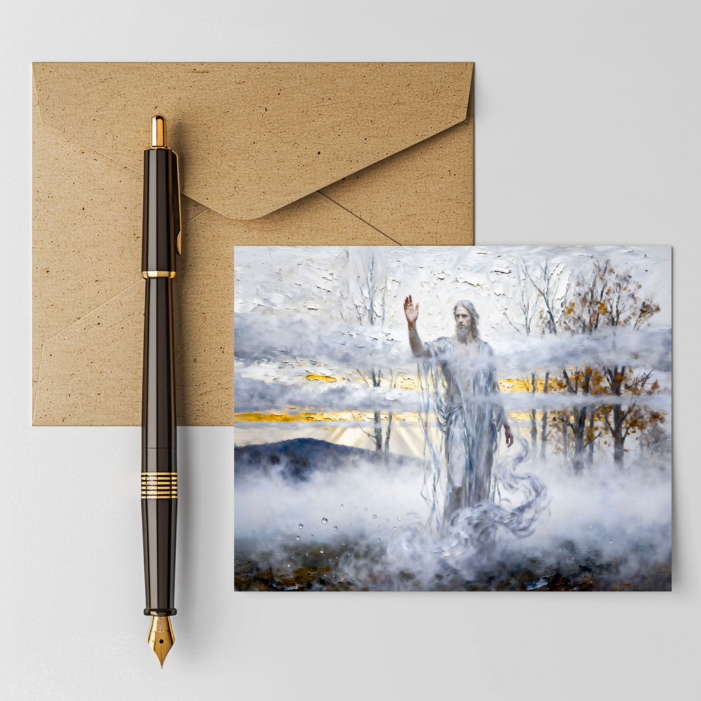 raxxa Postkarte: Kaikias God of the Northeast Wind and Mist from Greek Mythology