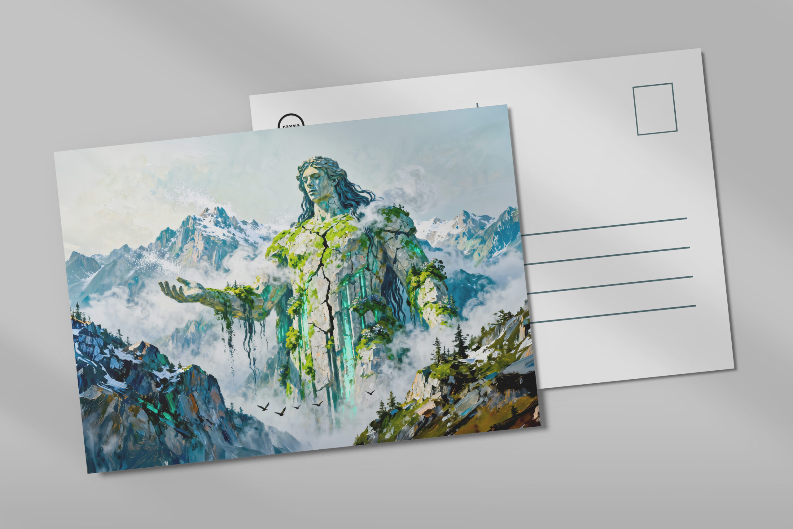 raxxa Postkarte: Ourea Primordial Spirits of the Mountains from Greek Mythology