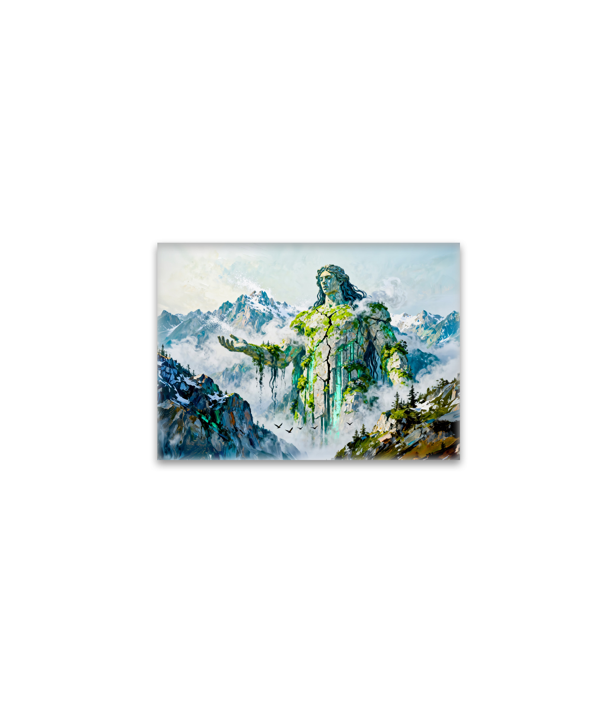 raxxa Glas-Magnet: Ourea Primordial Spirits of the Mountains from Greek Mythology