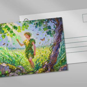 raxxa Postkarte: Aristaeus God of Agriculture and Nature from Greek Mythology