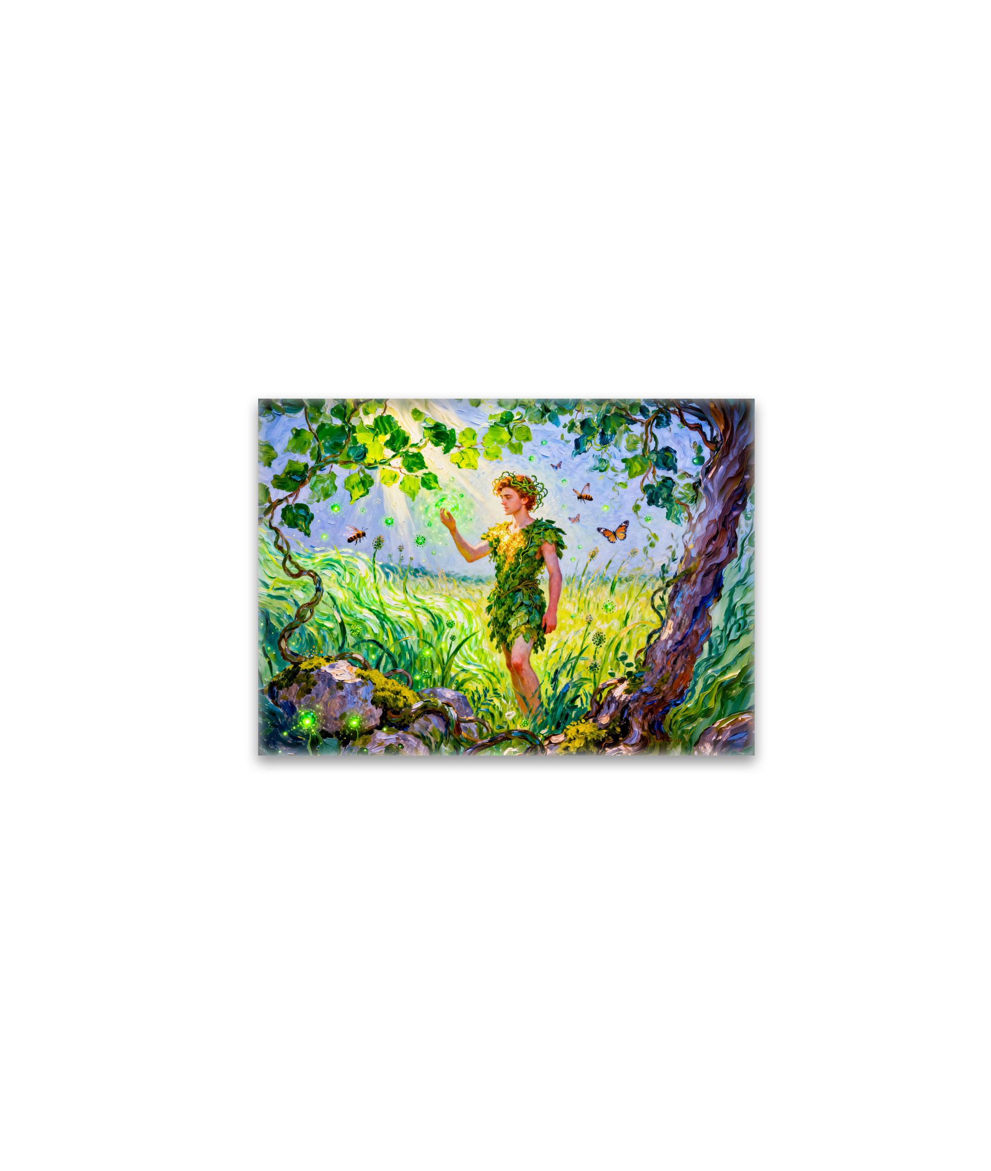raxxa Glas-Magnet: Aristaeus God of Agriculture and Nature from Greek Mythology