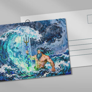 raxxa Postkarte: Poseidon God of the Sea