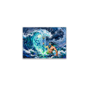 raxxa Glas-Magnet: Poseidon God of the Sea