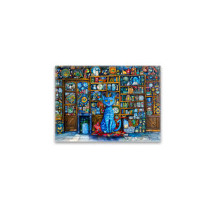 raxxa Glas-Magnet: Blue Cat by Colorful Shelf