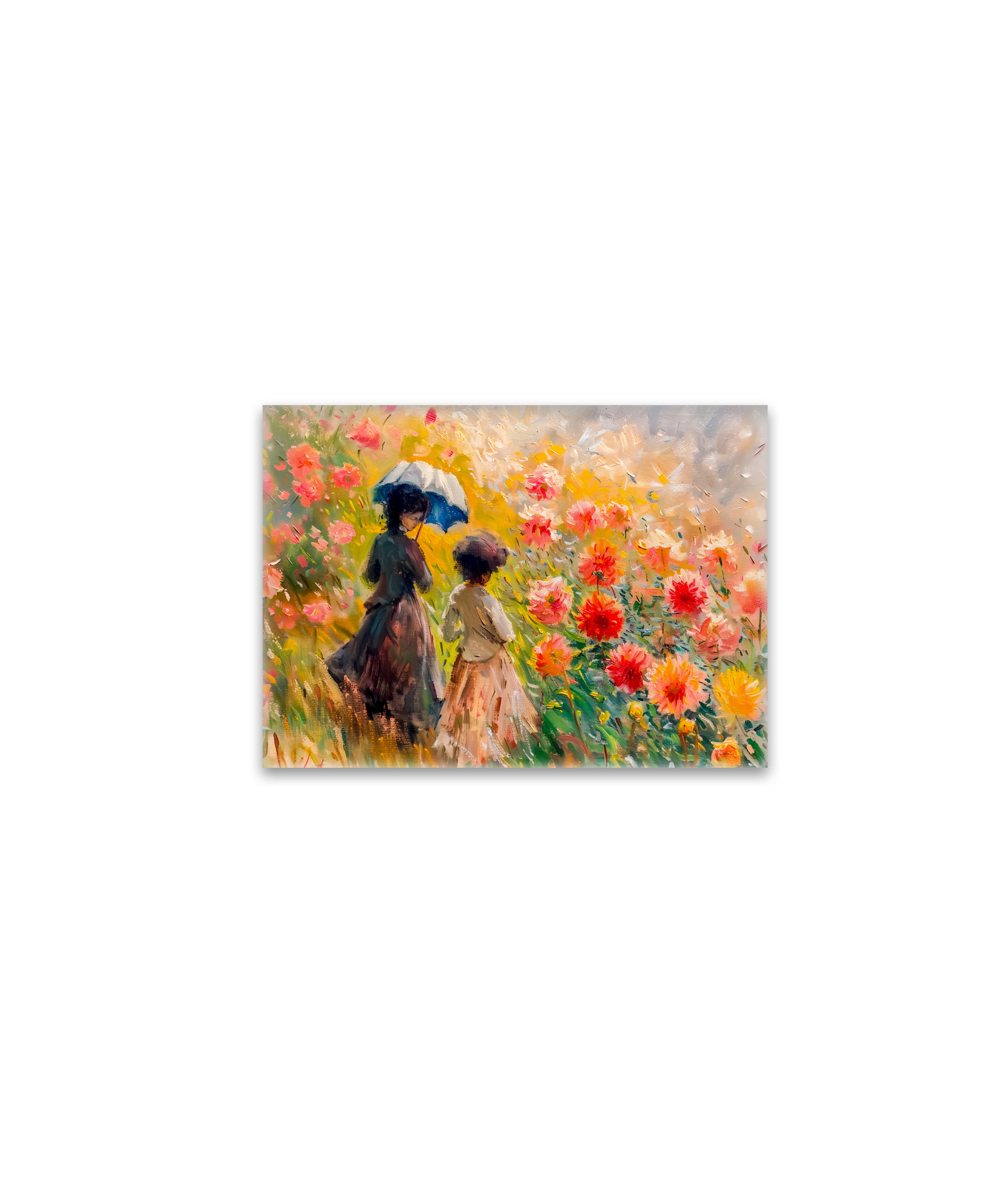 raxxa Glas-Magnet: Impressionist Garden Art Mug Dahlia Garden Path