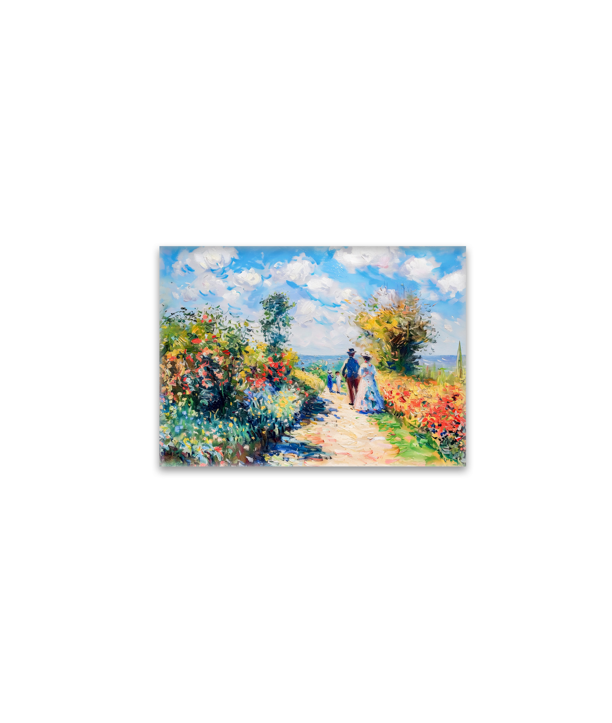 raxxa Glas-Magnet: Impressionist Garden Art Mug Summer Flower Path