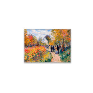 raxxa Glas-Magnet: Impressionist Garden Art Mug Autumn Dahlia Garden Walk