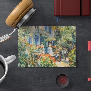 raxxa Postkarte: Impressionist Garden Art Mug Country House Gathering
