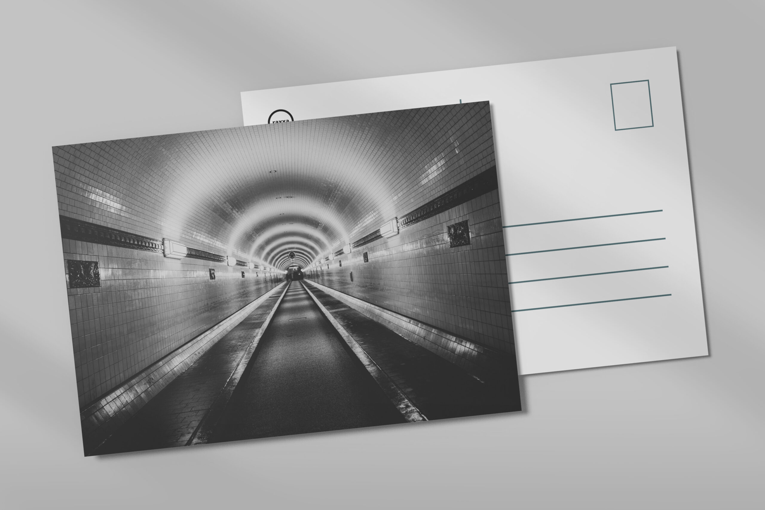 raxxa Postkarte: Alter Elbtunnel Hamburg