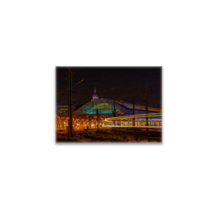 raxxa Glas-Magnet: HBF Cologne at night
