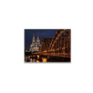 raxxa Glas-Magnet: Kölner Dom bei Nacht