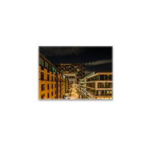 raxxa Glas-Magnet: Zollhafen Köln bei Nacht