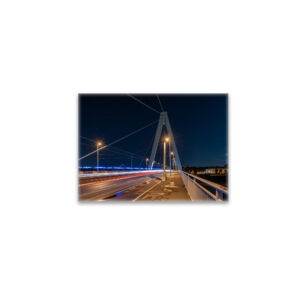 raxxa Glas-Magnet: Severinsbrücke Köln bei Nacht