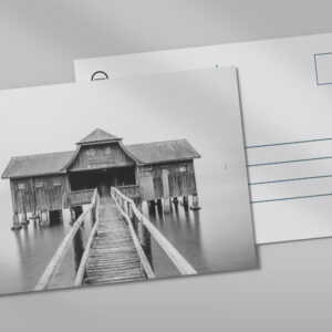 raxxa Postkarte: Das Bootshaus SW Edition