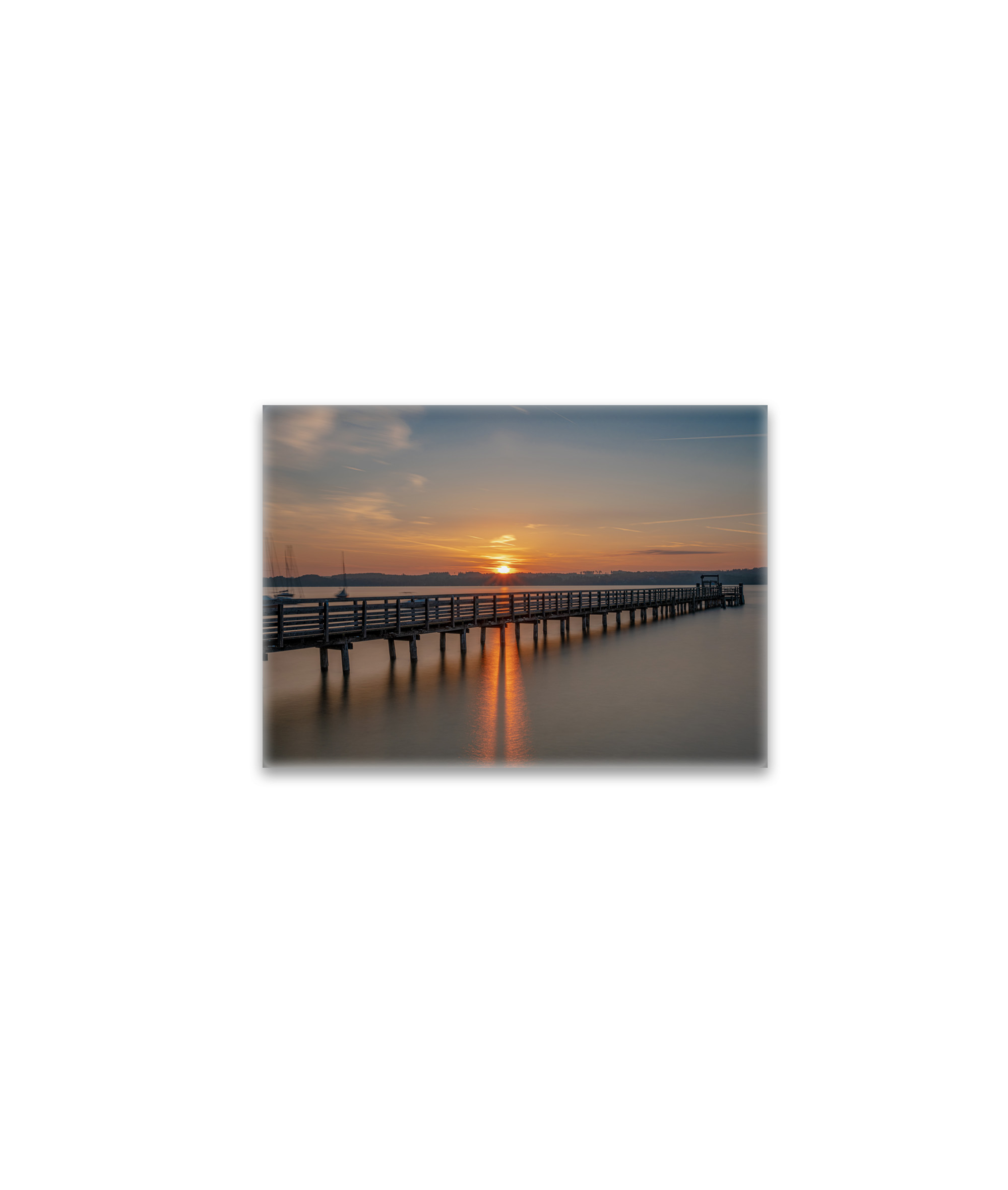 raxxa Glas-Magnet: Sonnenaufgang am Ammersee