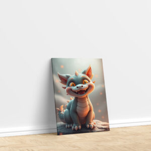 raxxa Canva: Smiling Dragon Cat