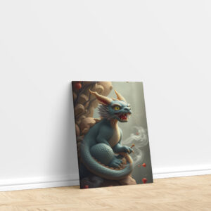 raxxa Canva: Smoking Dragon Cat
